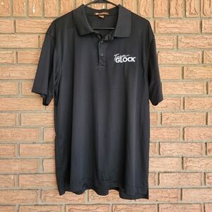 Harriton Mens Short Sleeve Polo Shirt Team Glock Size L